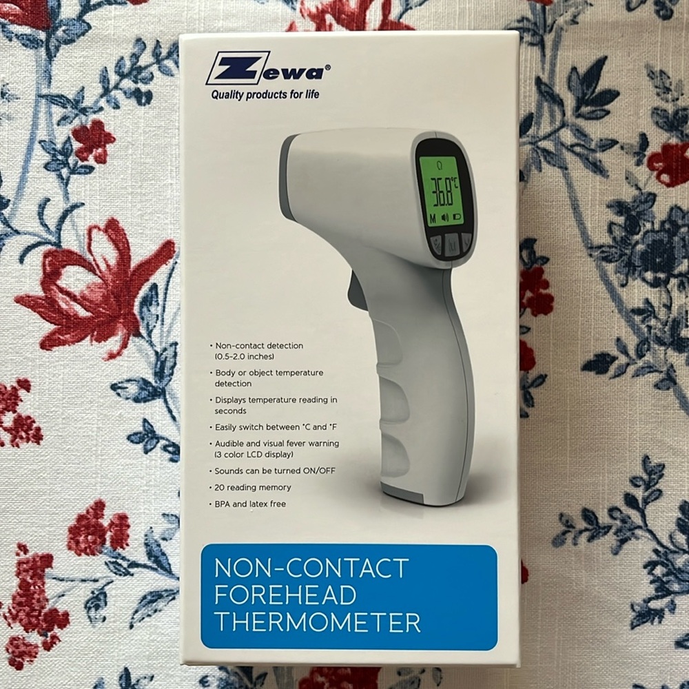 🆕 Zewa Non Contact Forehead Thermometer